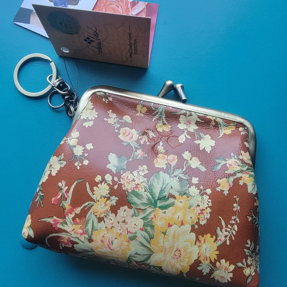 Patricia Nash Leather Change Purse